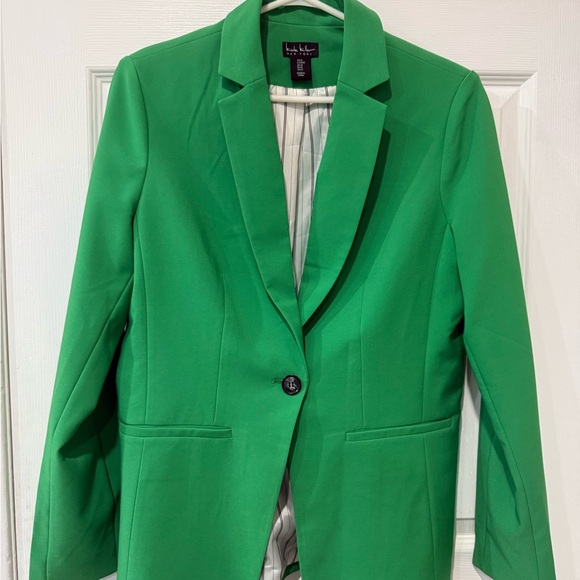 Nicole Miller Vibrant Green Blazer - Picture 1 of 3